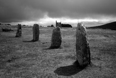 Hurlers Circle, Bodmin Moor Cornwall